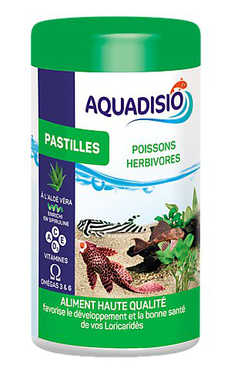 Aquadisio - Aliments en Pastilles pour Loricaridés - 100ml