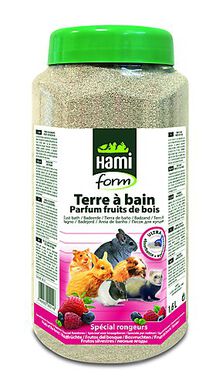Hamiform - Terre à Bain Fruits de Bois pour Rongeur - 1,6L