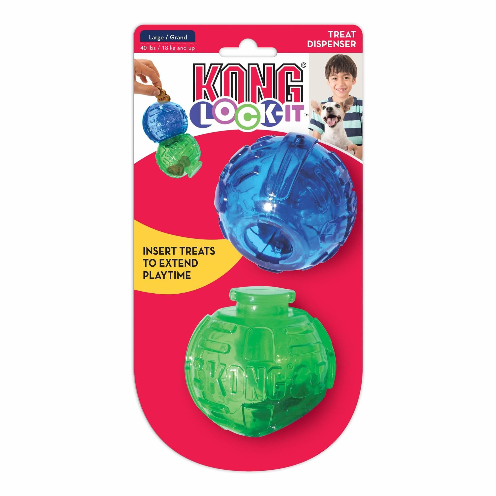 Kong - Jouet Distributeur De Friandises Modulable Lock-It pour Chien - L Image num&eacute;ro 1