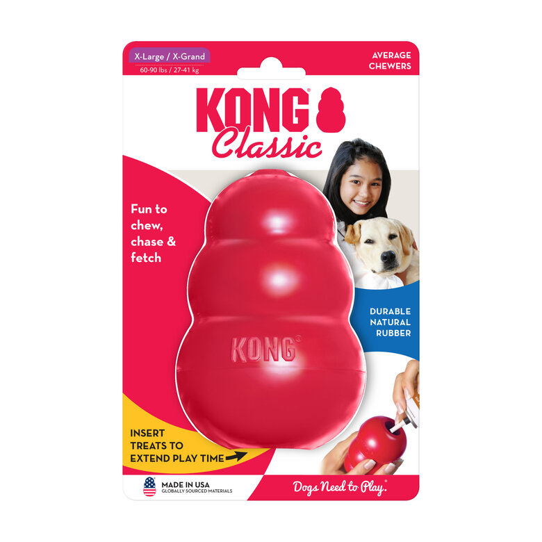 Kong - Jouet Classic En Caoutchouc pour Chien - XL Image numéro 7 Kong - Jouet Classic En Caoutchouc pour Chien - XL Image numéro 7