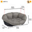 Ferplast - Sofa 10 Tourterel pour Chiens Indicateur image numéro 3