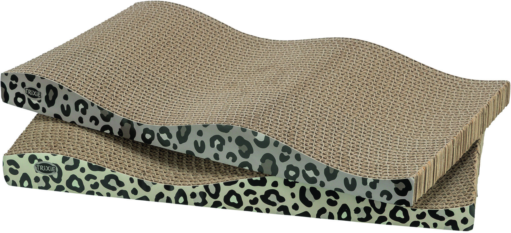 Trixie - Griffoir Carton L&eacute;opard 2 Pcs pour Chats - 44x6x25cm Image num&eacute;ro 1
