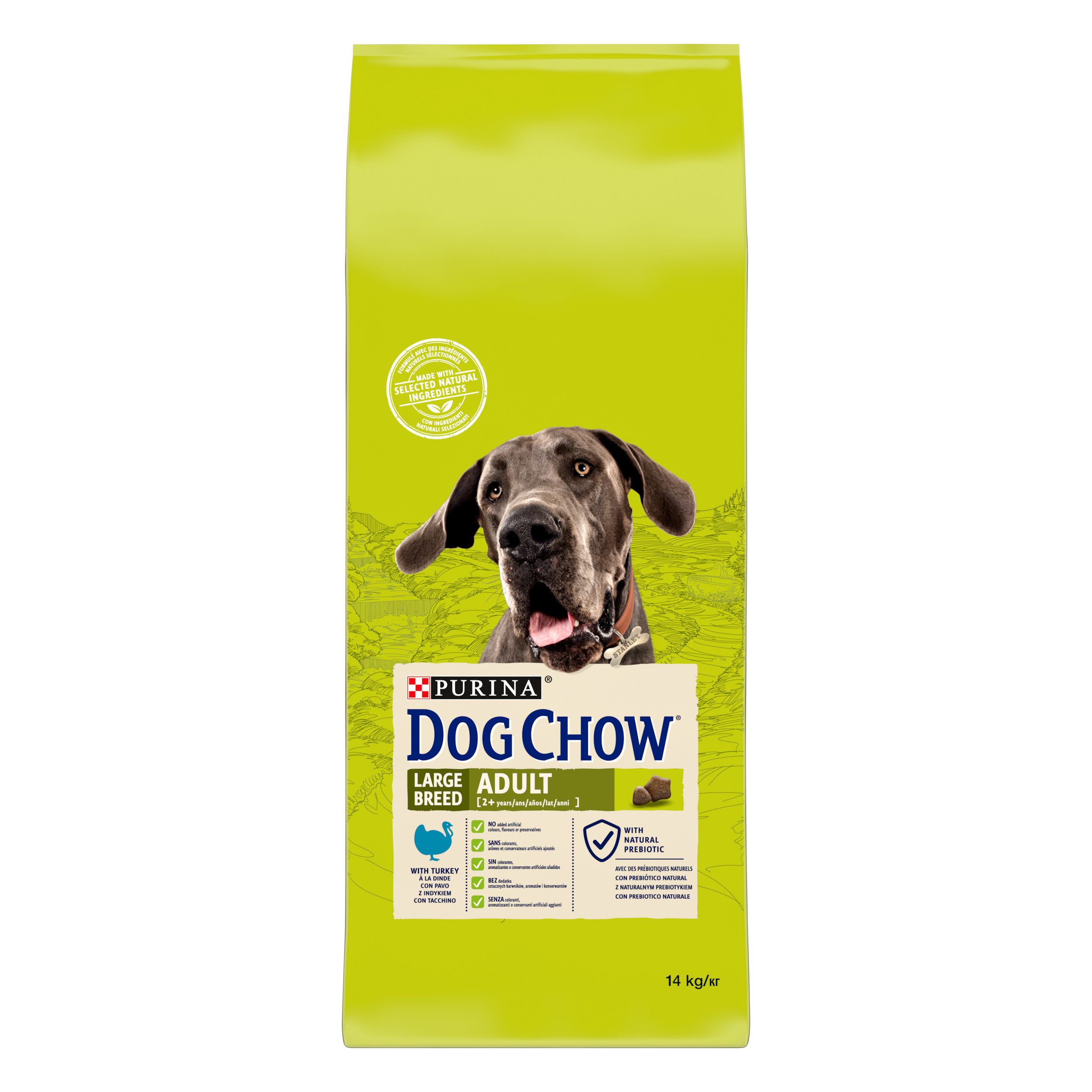 Dog Chow - Chien Adult Large Breed avec de la Dinde - 14 Kg Image num&eacute;ro 2