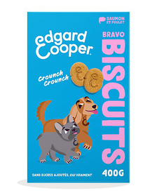 Edgard & Cooper - Biscuits Adulte au Saumon & Poulet - 400g