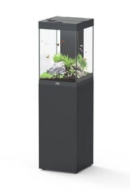 Aquatlantis - Aquarium + Meuble Led équipé AQUA TOWER 96 Anthracite - 96L