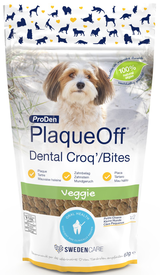 Proden - Plaque Off Friandises Dental Croq'/Bites pour Chiens - 60g