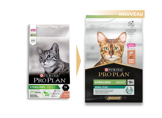 Pro Plan - Croquettes Sterilised au Saumon pour Chat Adulte Stérilisé - 1,5Kg image number null