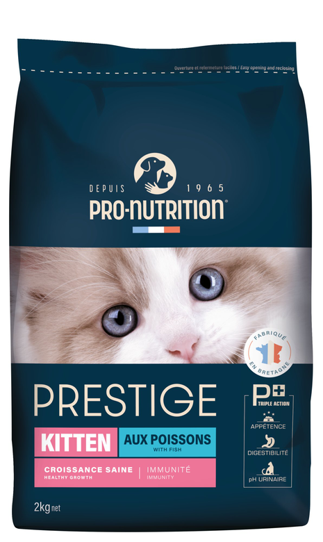 Pro-nutrition - Croquettes Prestige Kitten aux Poissons pour Chatons - 2Kg Image numéro 1 Pro-nutrition - Croquettes Prestige Kitten aux Poissons pour Chatons - 2Kg Image numéro 1
