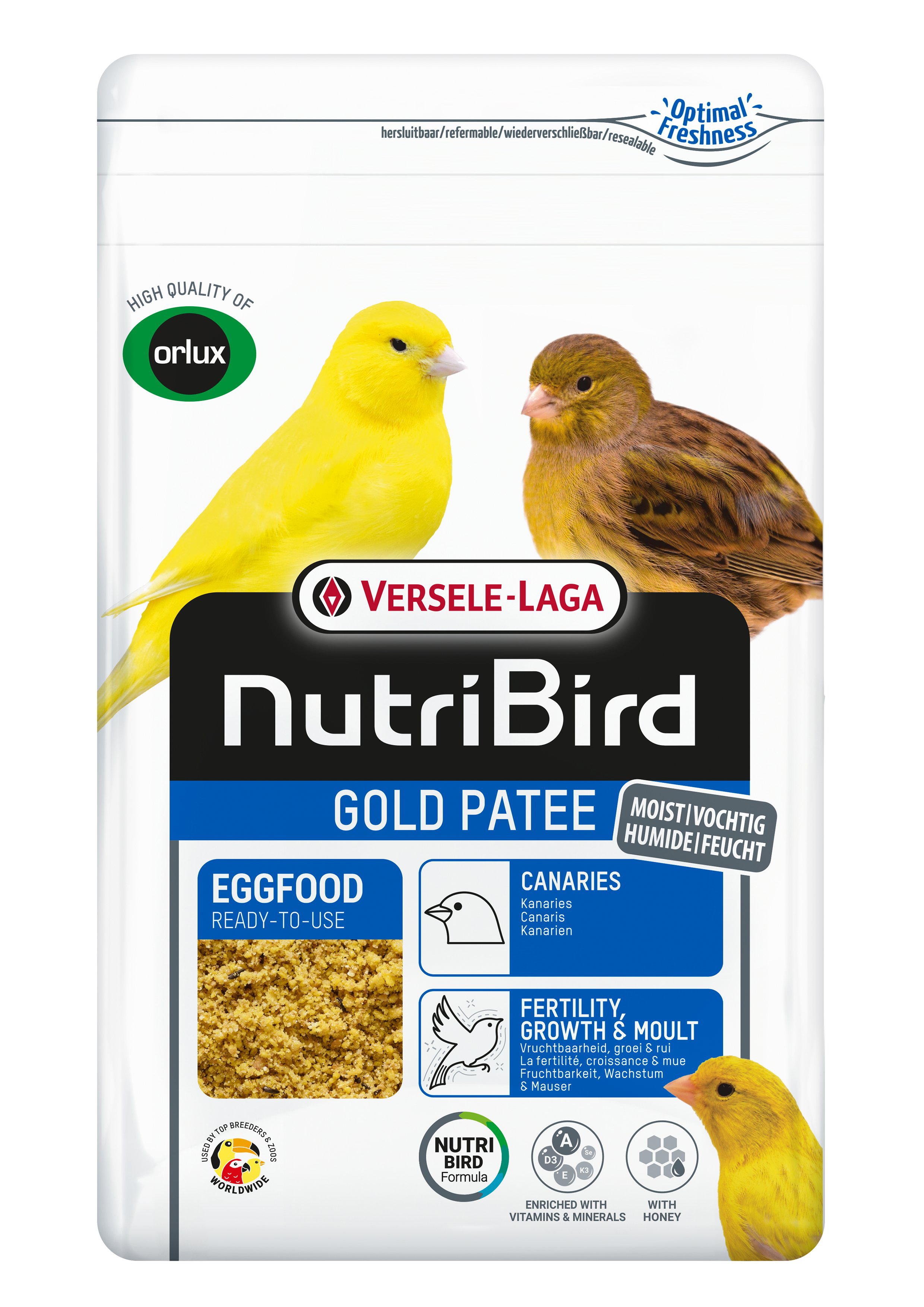 Versele Laga - Aliment NutriBird Gold Pat&eacute;e pour Canaris - 1kg Image num&eacute;ro 1