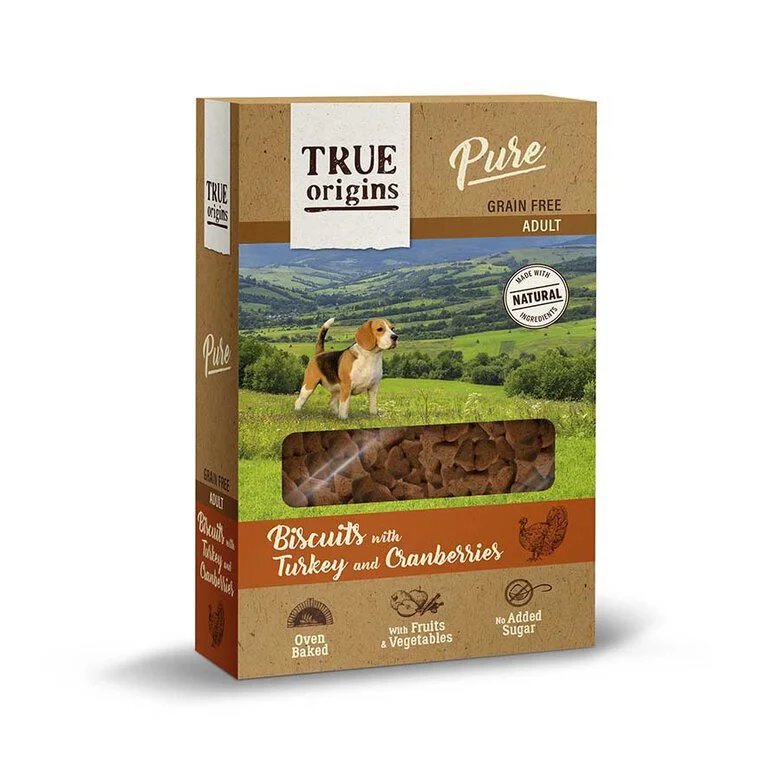 True Origins Pure - Friandises Sans Céréales à la Dinde pour Chien - 320g Image numéro 1 True Origins Pure - Friandises Sans Céréales à la Dinde pour Chien - 320g Image numéro 1