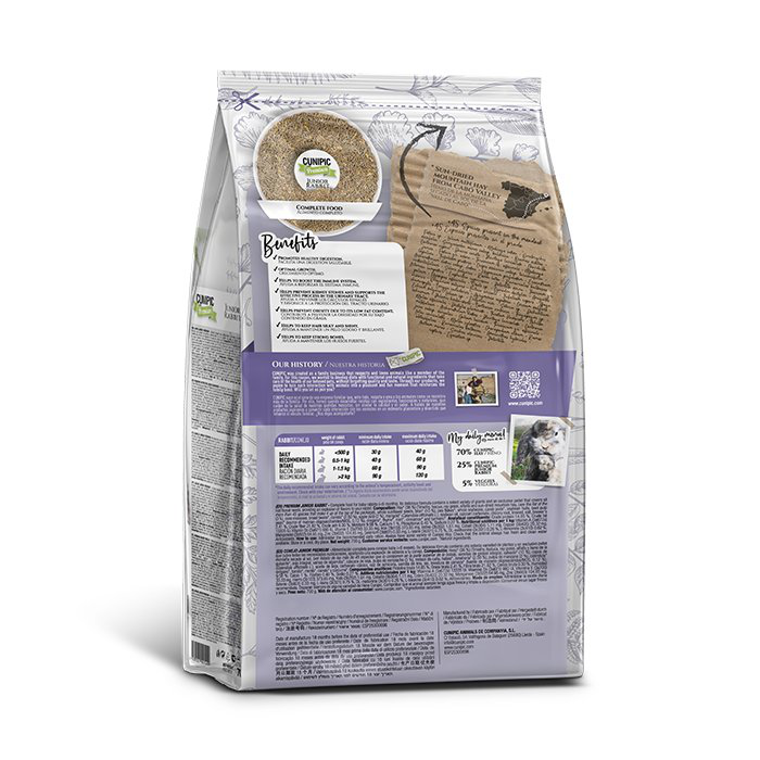 Cunipic - Aliment Junior Rabbit Natural pour Lapereaux - 700g Image num&eacute;ro 2