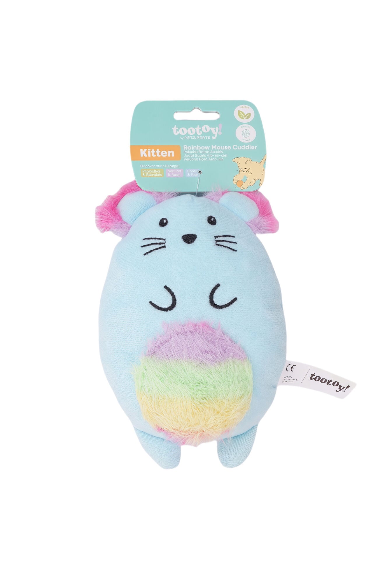 Tootoy! - Jouet Peluche Souris pour Chats - Bleu Image num&eacute;ro 4