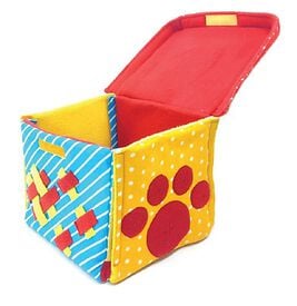 Animalis - Boîte de Jeux Anniversaire en Tissu pour Chiens - 20cm