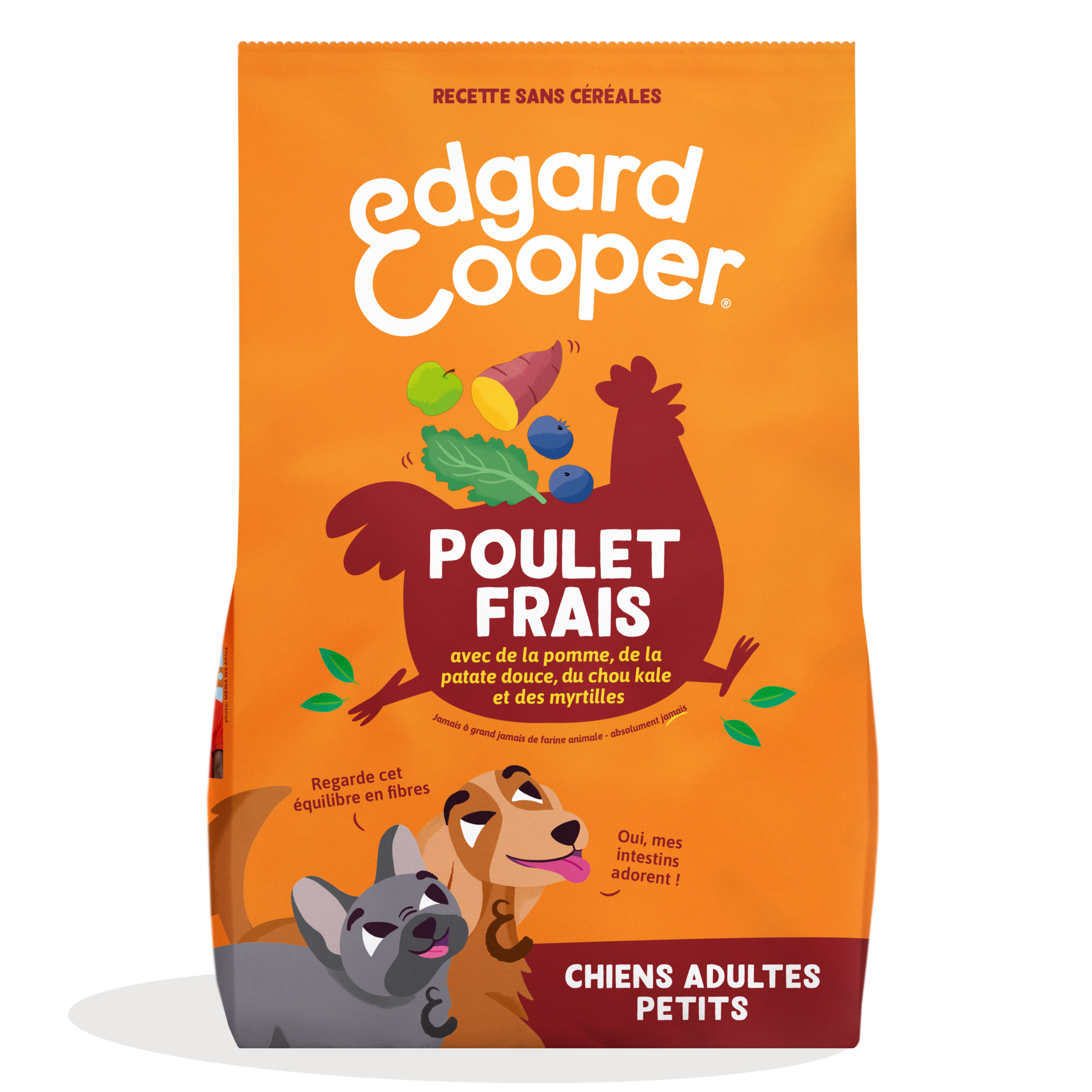 Edgard & Cooper - Croquettes Sans C&eacute;r&eacute;ales Poulet Frais pour Petits Chiens Adultes - 700g Image num&eacute;ro 1
