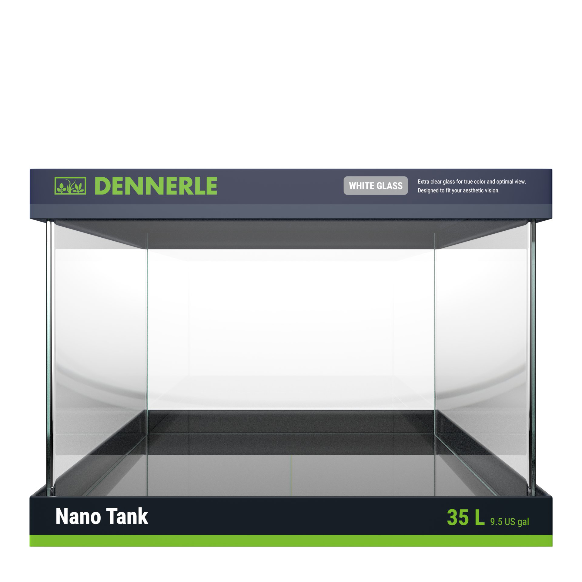 Dennerle - Mini Aquarium Panoramique Nano Tank White Glass - 35L Image num&eacute;ro 1