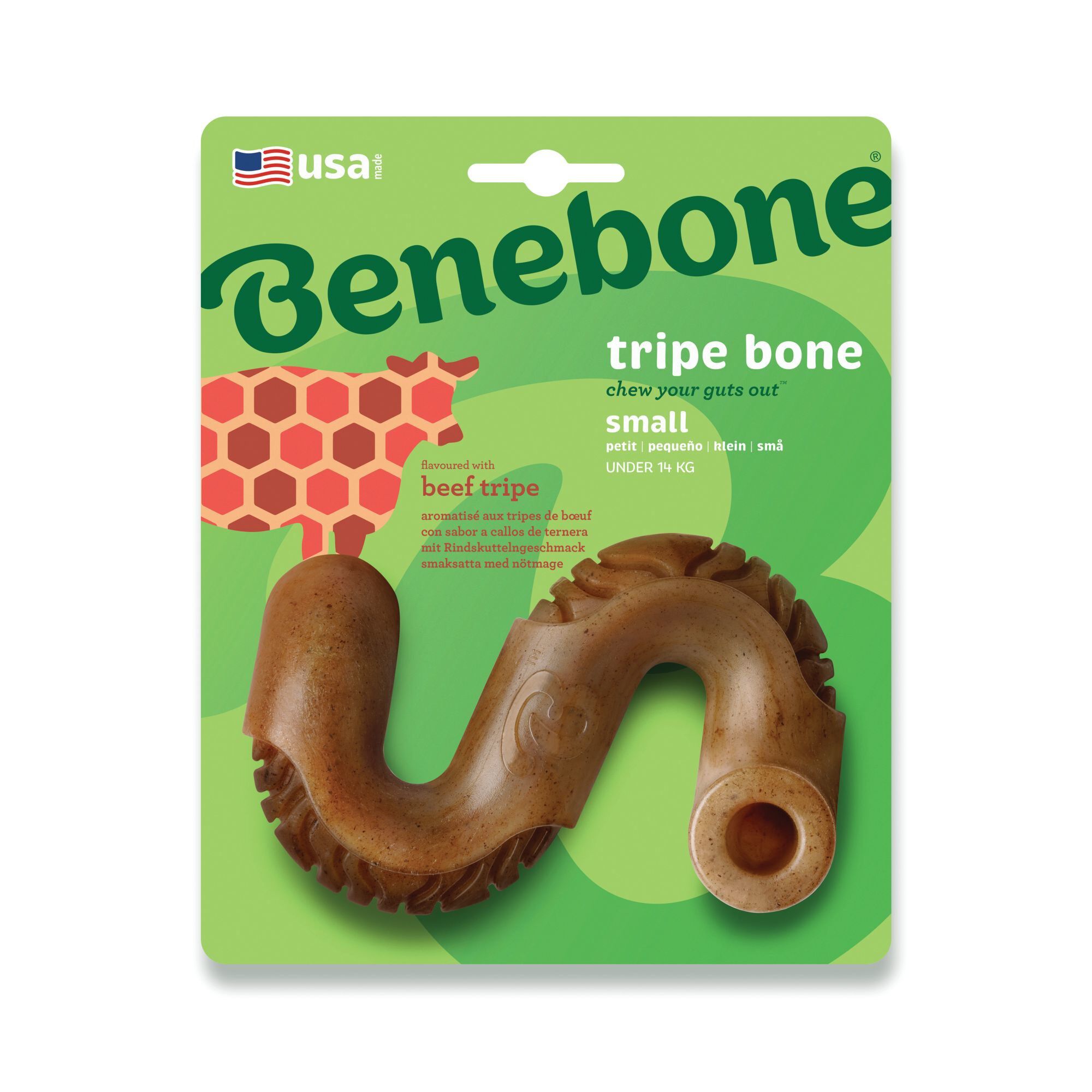 Benebone - Jouet Tripe Bone B&oelig;uf - S Image num&eacute;ro 1