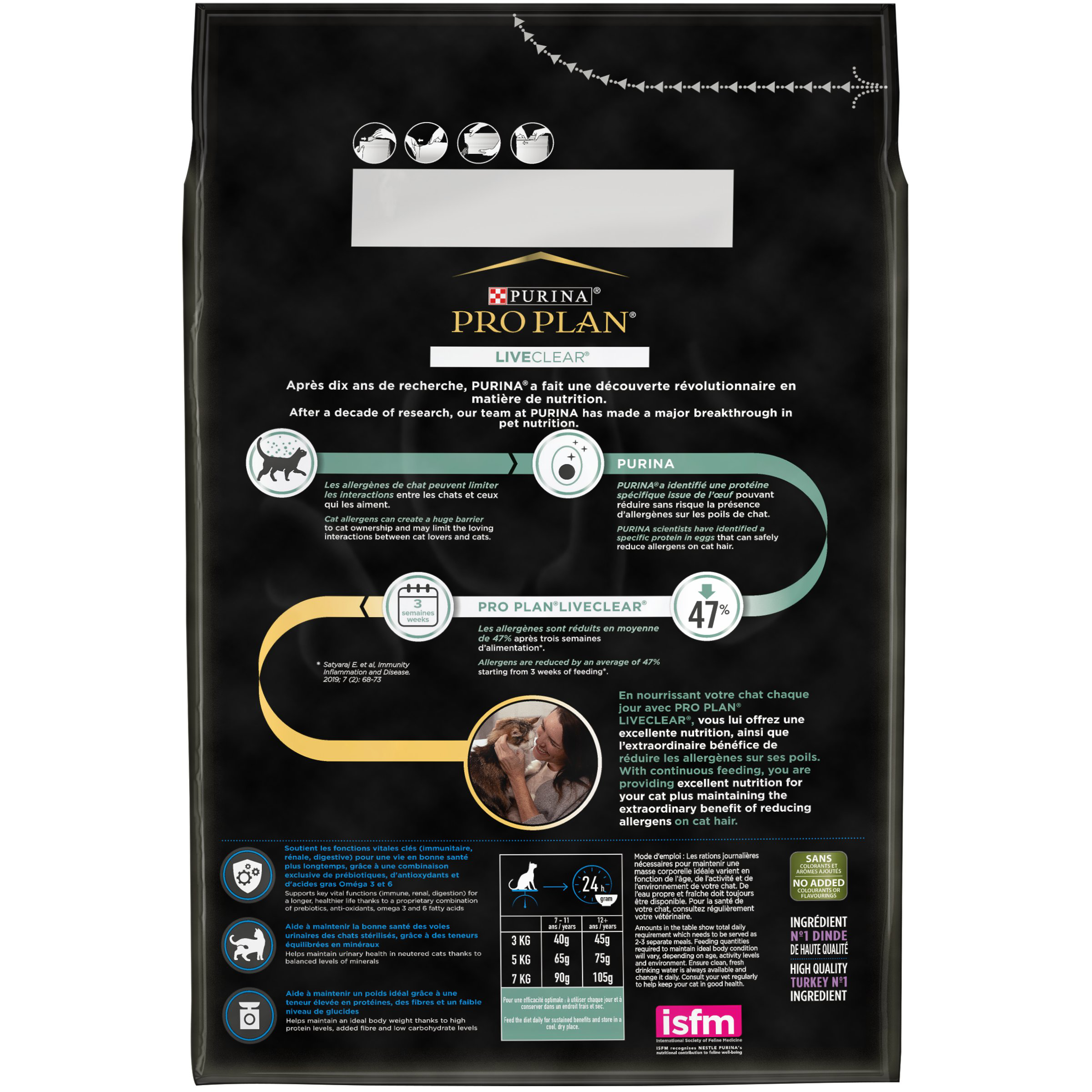 Pro Plan - Croquettes LiveClear Senior +7 St&eacute;rilis&eacute; Dinde pour Chat - 2,8Kg Image num&eacute;ro 3