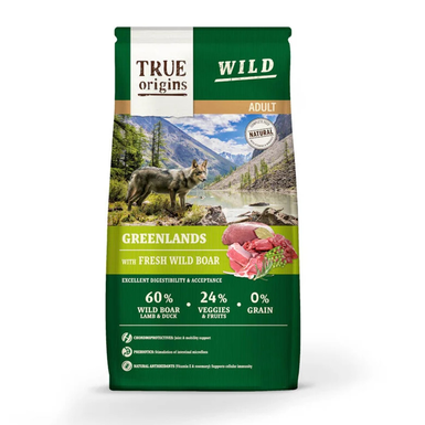 True Origins Wild - Croquettes Sanglier pour Chiens Adultes