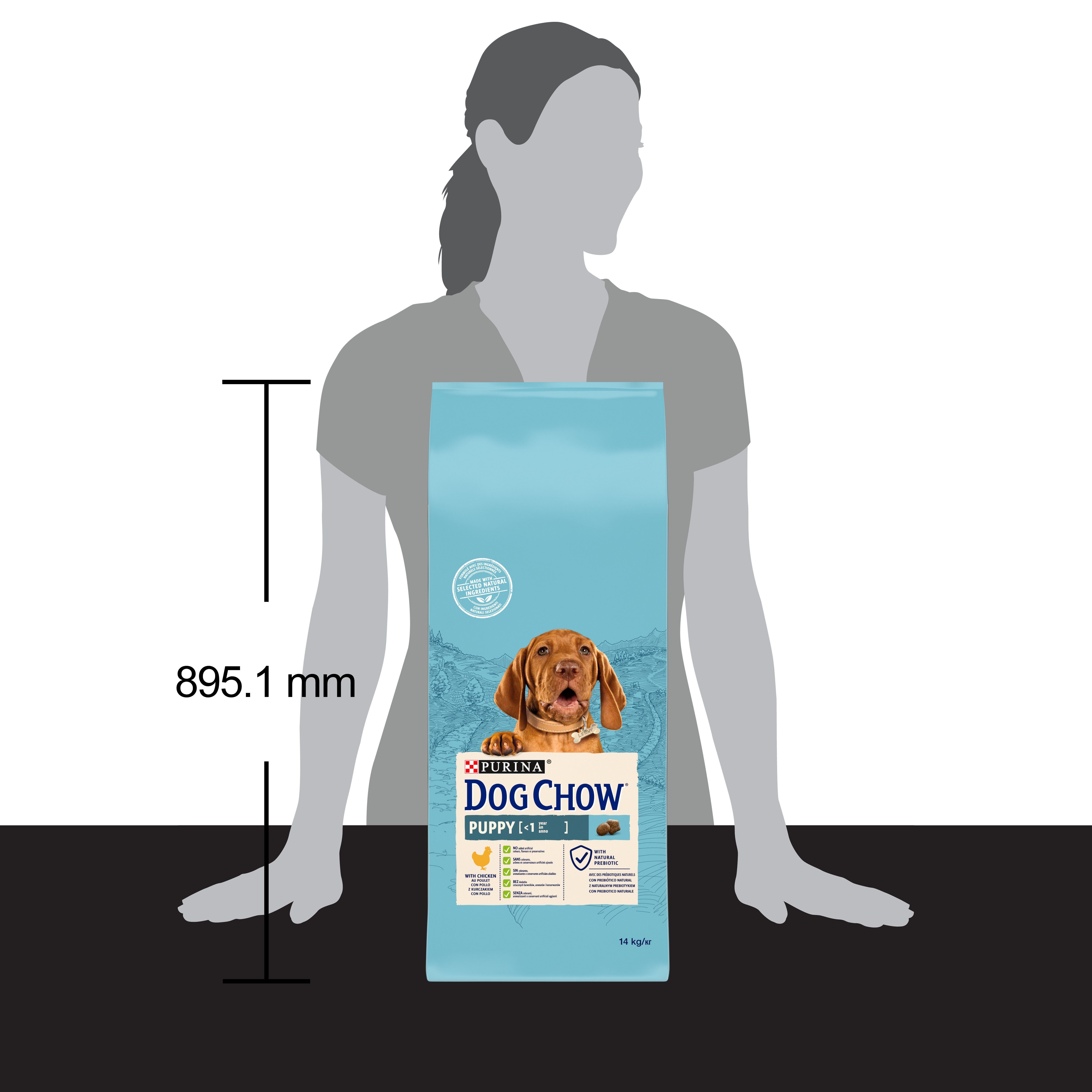 Dog Chow - Croquettes Puppy au Poulet pour Chiot - 14Kg Image num&eacute;ro 4
