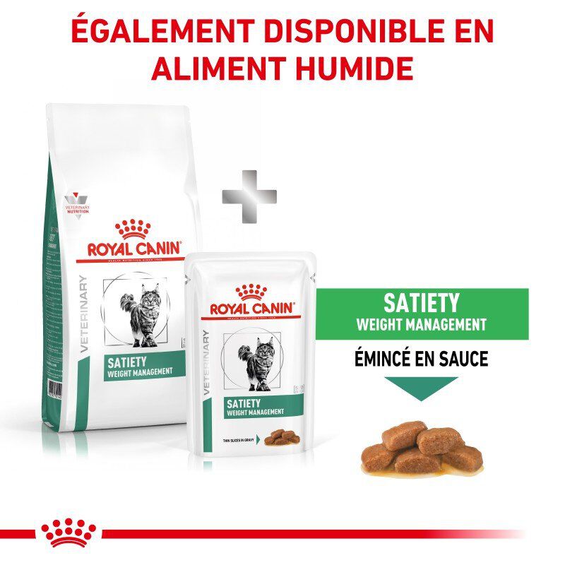 Royal Canin - Croquettes Veterinary Diet Satiety Weight Management pour Chat - 3,5Kg Image num&eacute;ro 2