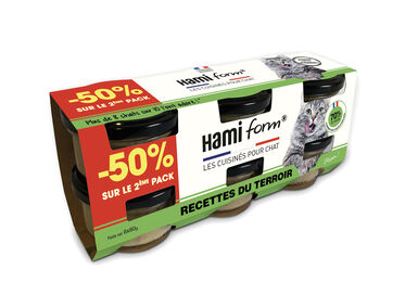 Hamiform - Recettes du Terroir Bœuf Canard et Dinde - 6x80g/- 50% sur le 2ème