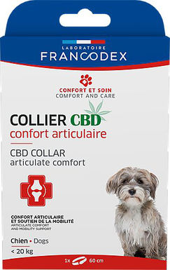 Francodex - Collier CBD Confort Articulaire pour Chiens - 60cm