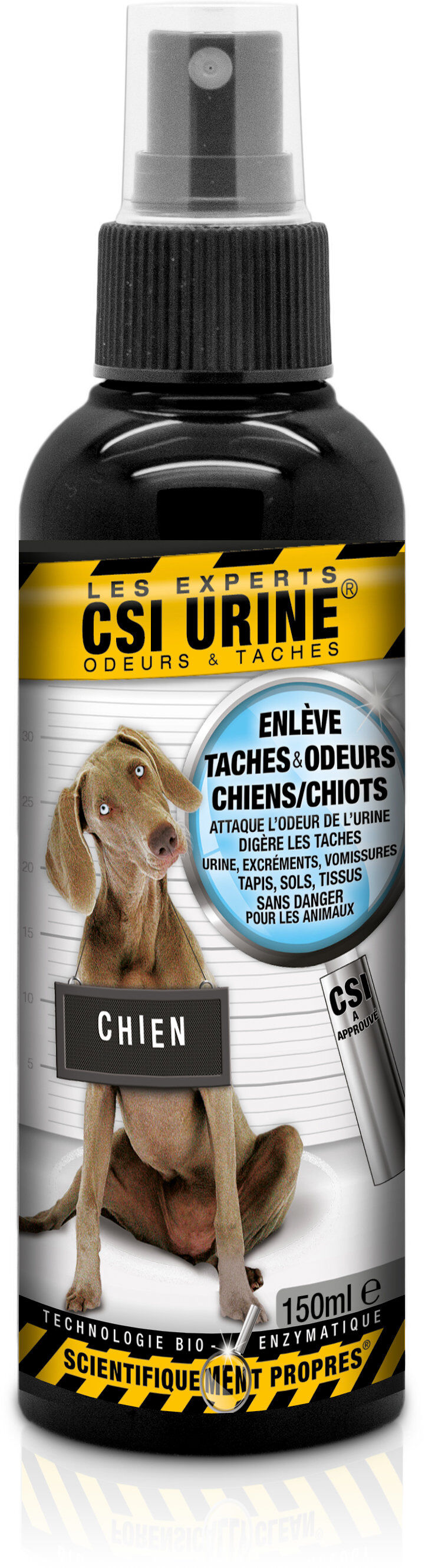 CSI Urine - Spray Enzymatique pour Chien et Chiot - 150ml Image num&eacute;ro 1