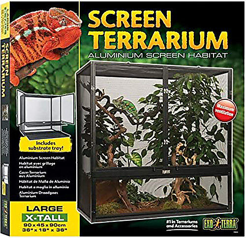Exo Terra - Terrarium  Screen L pour Reptiles - 90x45x90cm Image num&eacute;ro 1