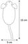 Flamingo - Jouet Suava Souris pour Chats - 15cm Indicateur image numéro 5
