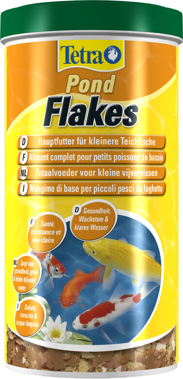 Tetra - Aliment Complet Pond Flakes en Flocons pour Poisson de Bassin - 1L image number null