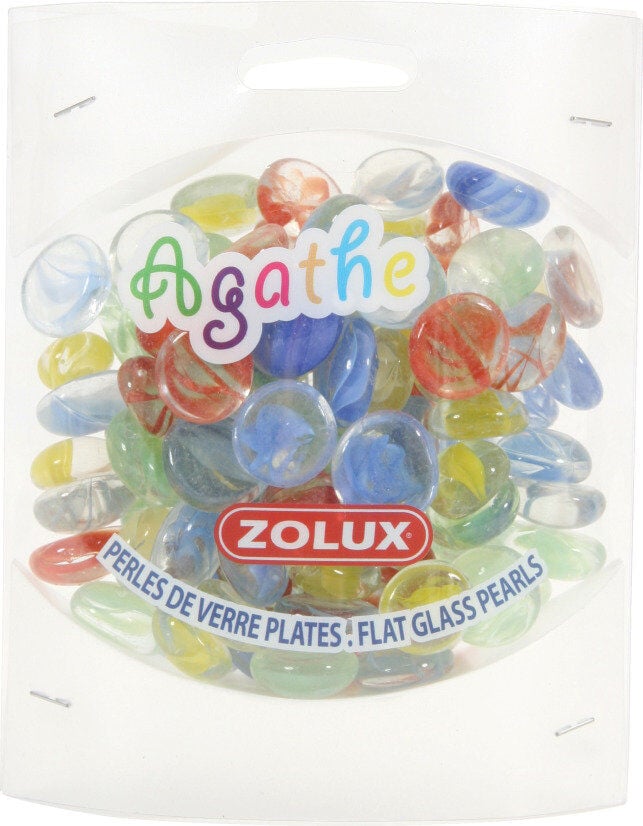 Zolux - Perles de Verre Plates Agathe - PM Image num&eacute;ro 1