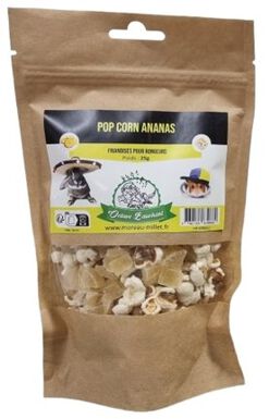 Octave Bauchant - Friandises Pop-corn Ananas Rongeurs - 25g