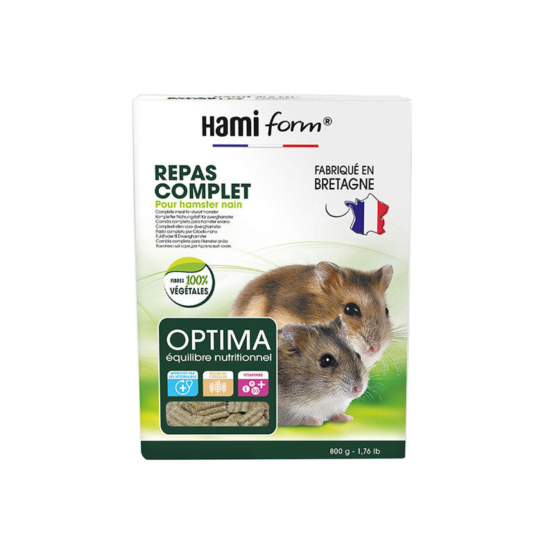Hamiform - Repas Complet Optima pour Hamster Nain - 800g image number null