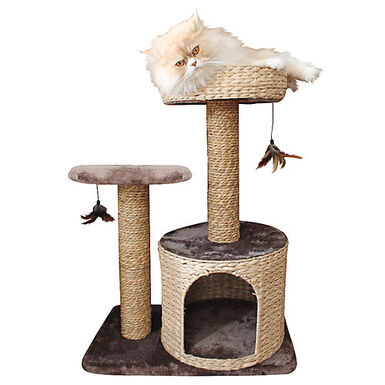 Croci - Arbre à Chat Natural Larix pour Chat - 80cm