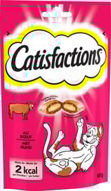 Catisfactions - Friandises au Bœuf pour Chat - 60g