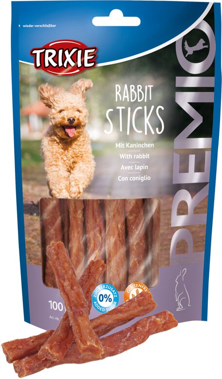 Trixie - PREMIO Rabbit Sticks - 100 g Image numéro 2 Trixie - PREMIO Rabbit Sticks - 100 g Image numéro 2