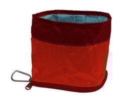 Kurgo - Abreuvoir de Voyage "Zippy" pour Chiens - Rouge