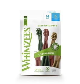 Whimzees - Friandises Dentaires Naturelles Brosse à dents pour Chien - S