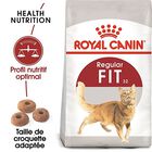 Royal Canin - Croquettes Fit 32 pour Chat Adulte - 4Kg image number null
