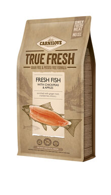 Carnilove - Croquettes True Fresh Adult au Poisson pour Chiens - 4Kg