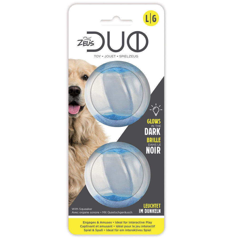 Zeus Duo Ball siffleur/luminescent 2pc - 6,3 cm Image num&eacute;ro 1