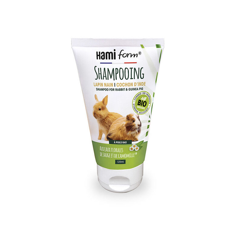 Hamiform - Shampoing sans Rinçage pour Lapin Nain et Cochon d'Inde Poils ras - 125ml image number null