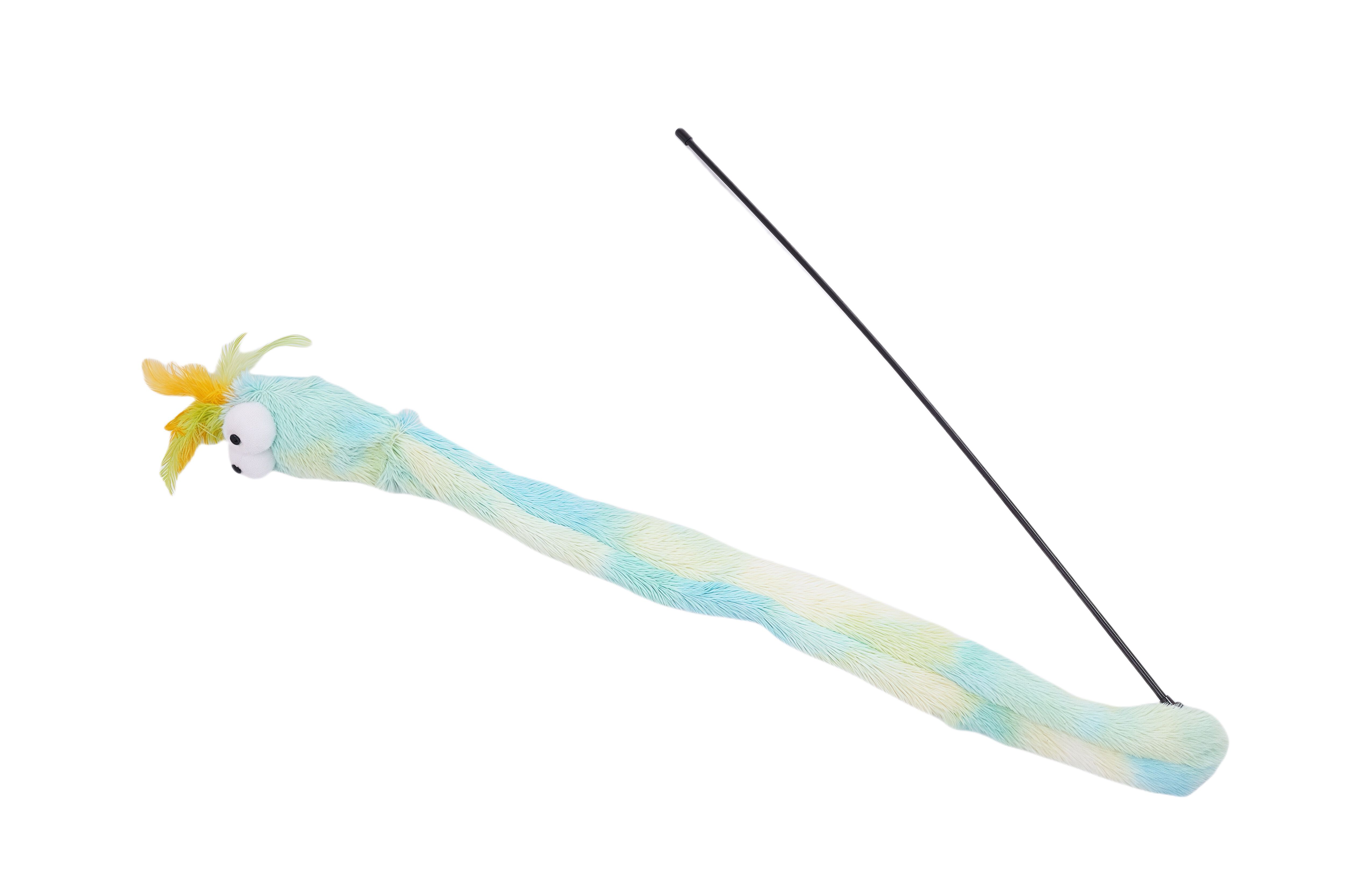 Tootoy! - Jouet Canne &agrave; P&ecirc;che Peluche pour Chats - 56cm Image num&eacute;ro 2