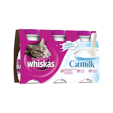 Whiskas - Lait Catmilk pour Chat - 3x200ml