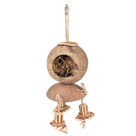 Duvoplus - Maison Coconut Jungle avec blocs en bois - 34x12x12cm