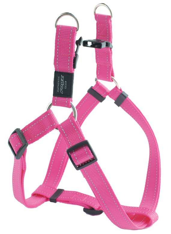Rogz - Utility Harnais Réfléchissant Rose - 20mm Image numéro 1 Rogz - Utility Harnais Réfléchissant Rose - 20mm Image numéro 1