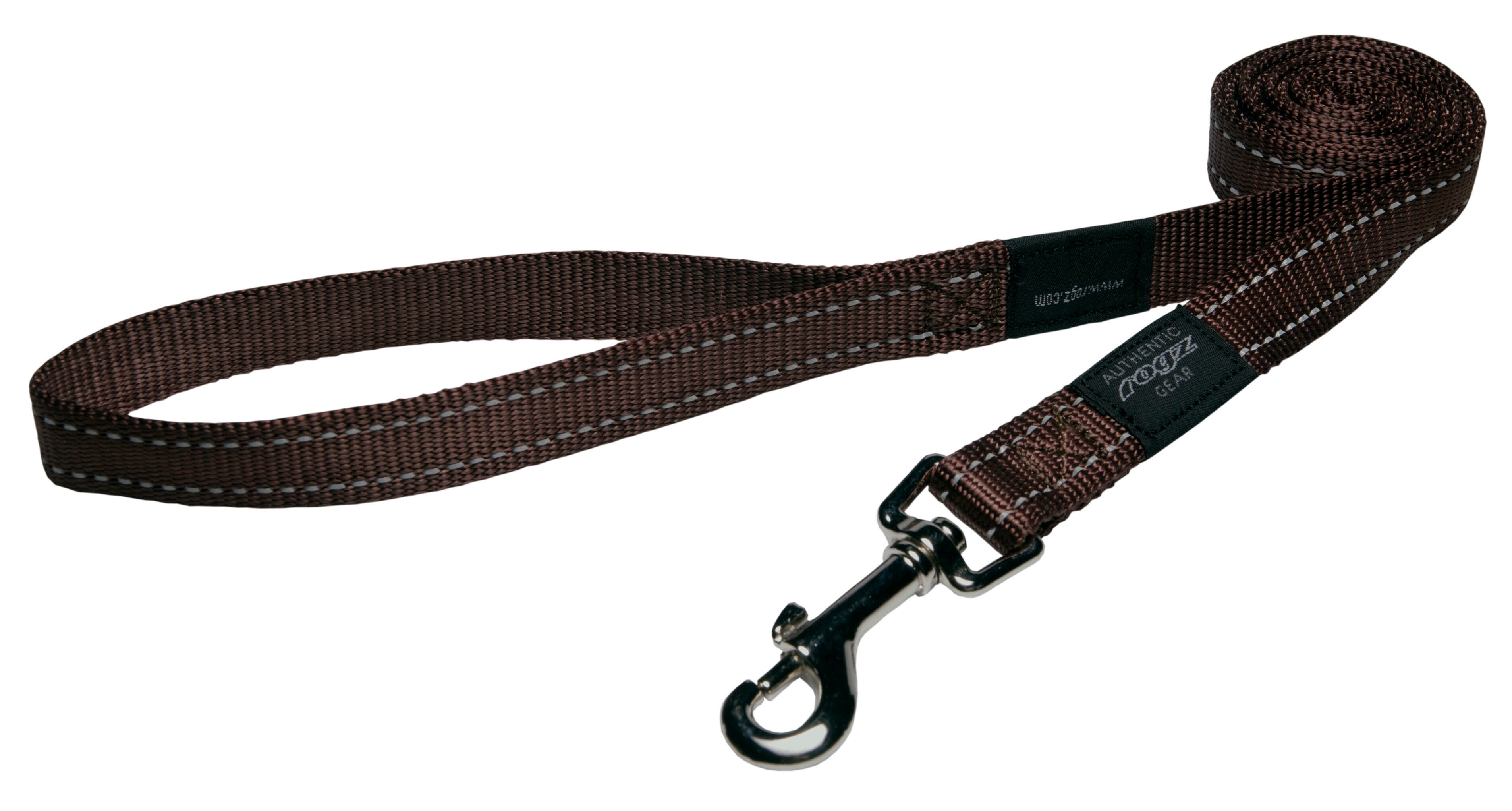 Rogz - Laisse Utility Marron pour Chiens - 140x2,5cm Image num&eacute;ro 1
