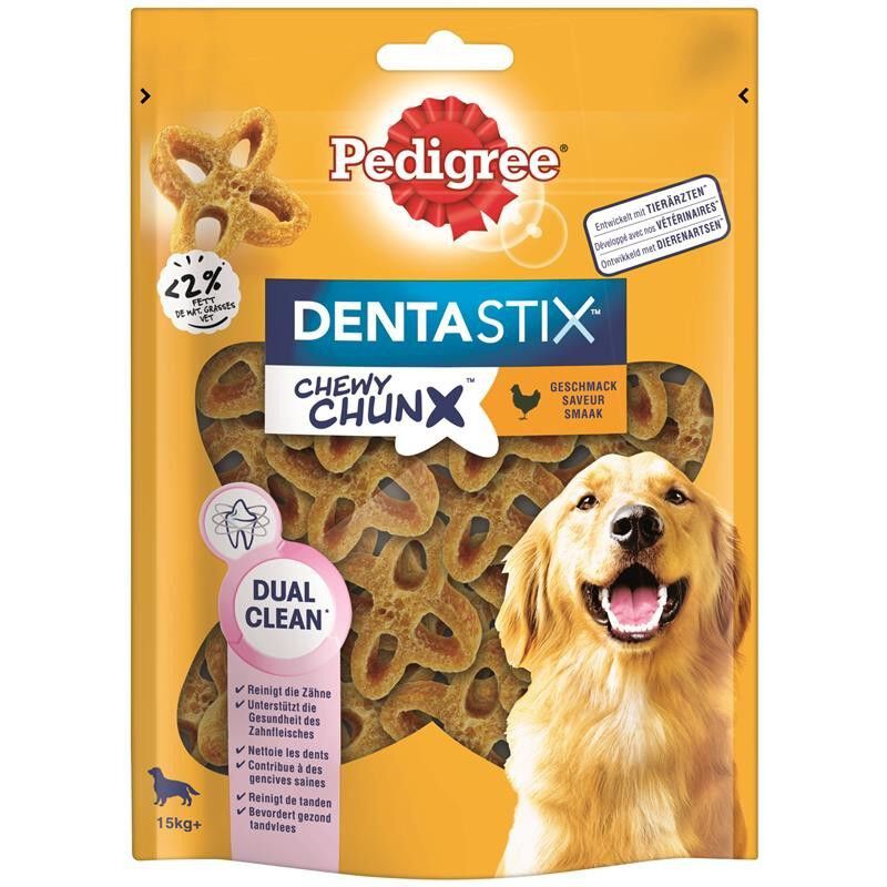 Pedigree - Dentastix Chewy Chunx au Poulet pour Moyen et Grand Chien - 68g Image num&eacute;ro 1