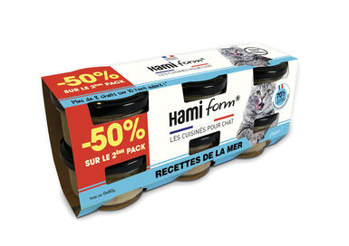 Hamiform - Recettes de la Mer Gourmandes aux Poissons - 6x80g /- 50% sur le 2ème
