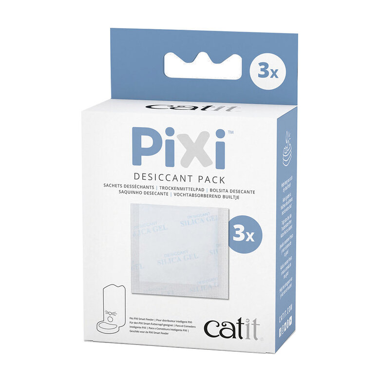 Catit - Sachets Desséchants Humidité Pixi x3 - 12,5x8x4,5cm Image numéro 1 Catit - Sachets Desséchants Humidité Pixi x3 - 12,5x8x4,5cm Image numéro 1